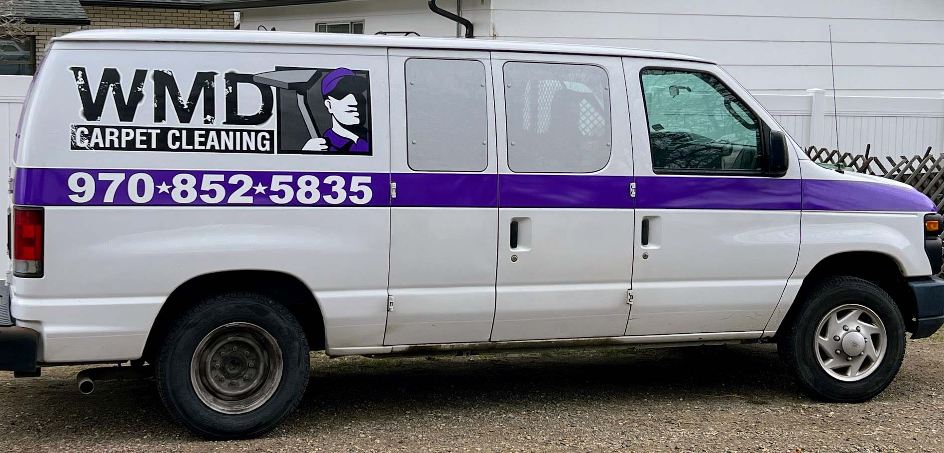 WMD Carpet Cleaning & Professional Services Van